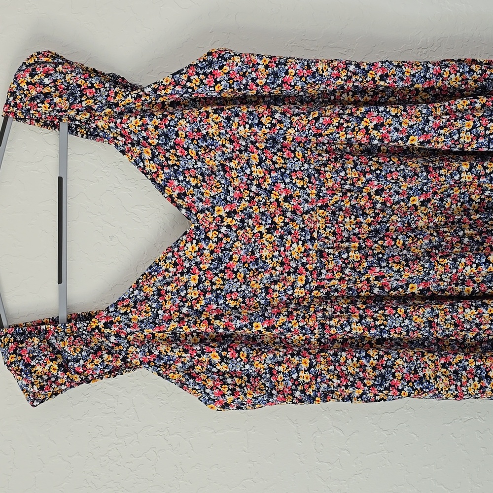 NWOT floral Old Navy Dress Size 3x With Bow Tie Back